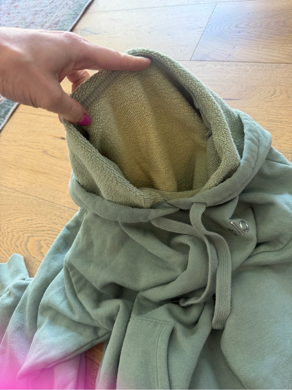 Accolade Hoodie - Botanical Green XXS Alo - Picture 11 of 11